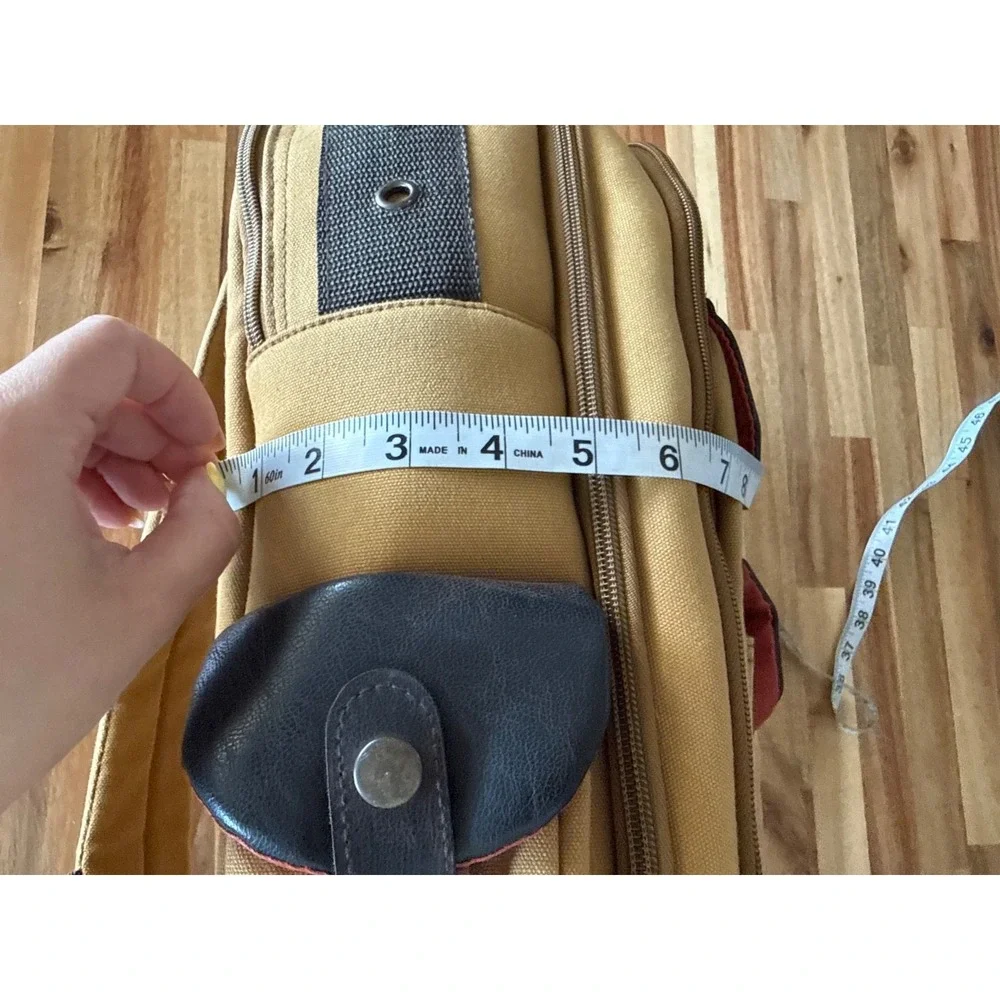Chaps Backpack Heavyweight Canvas  Pockets,  Travel
